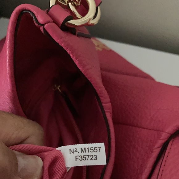 NWT Coach Phoebe Shoulder bag- DARK FUCHSIA, PERFECT FOR SPRING - Picture 9 of 11